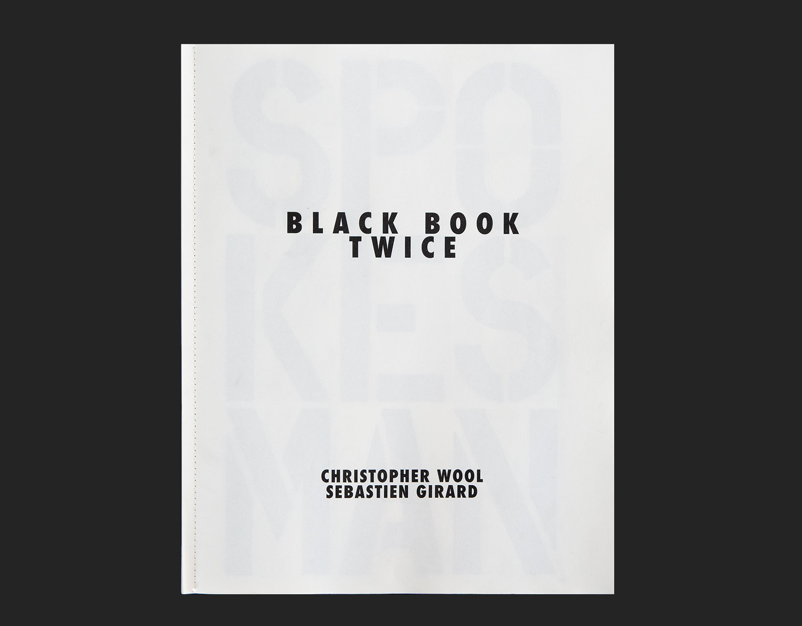 black book twice